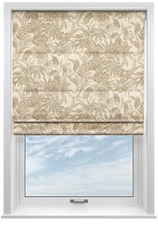 Maui, Sand - Motorised Roman Blind